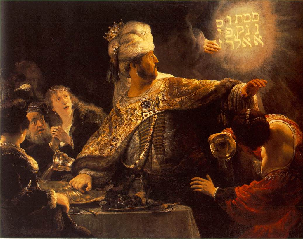Rembrandt_-_Belshazzars_Feast_-_WGA19123